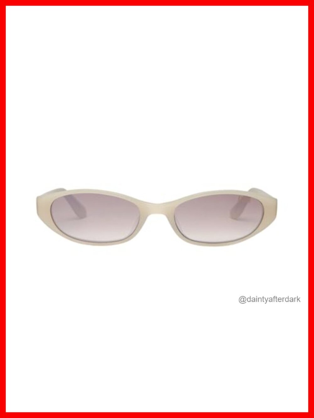 Oval Acetate Sunglasses 100% UVA UVB Protection Slim 90s Retro Oval Frame